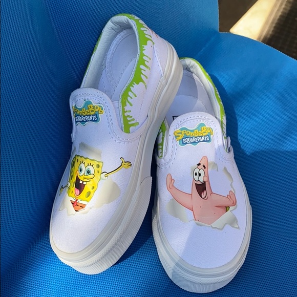 vans spongebob slip on